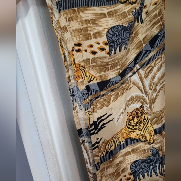 Nwot Vintage Mystique safari print kaftan OS - Picture 6 of 7
